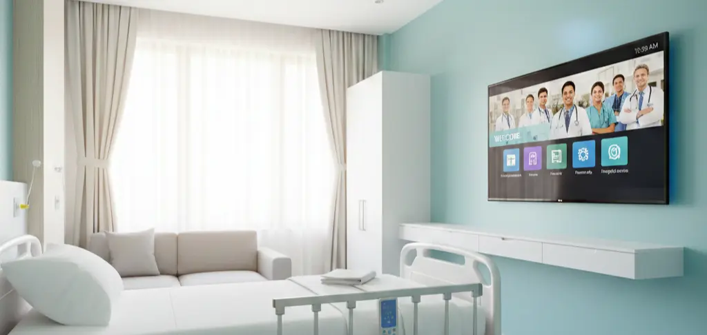  Hospital IPTV system in Middle East patient room
