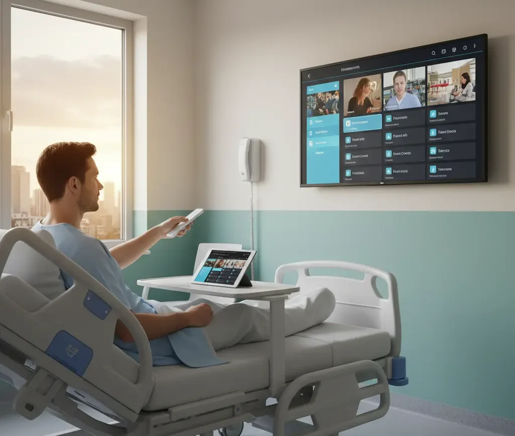 Hospital IPTV system for healthcare