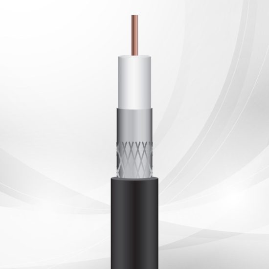 RG6-U-Black-100m-Cable-Cardboard-Reel-CPR-EN5075-external-installatio Coax Cables